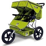 Tike Tech ATX Double Jogger Stroller- Lime Green