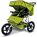 Tike Tech ATX Double Jogger Stroller- Lime Green