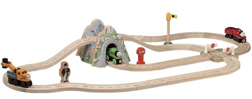 415rDCzVbBL Thomas & Friends Wooden Railway   Mountain Overpass Set (Now with James)