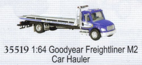 Speccast Goodyear Tire Freightliner M2 Rollback Car Hauler Truck Diecast Collectible