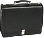 McKleinUSA Bucktown 43545 I Series Full Grain Cashmere Napa Leather Double Compartment Briefcase (Black)