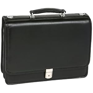 McKleinUSA Bucktown 43545 I Series Full Grain Cashmere Napa Leather Double Compartment Briefcase...