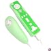 Bargaincell- Permium Protective Green 2 Tone Silicon/silicone Skin Cover Case for Nintendo Wii Remote Controller & Nunchuk