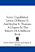 Books : Some Unpublished Letters Of Henry D. And Sophia E. Thoreau: A Chapter In The History Of A Stillborn Book