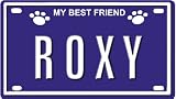 415rJTzq7OL. SL160  ROXY Dog Name Plate for Dog House. Over 400 Names Availaible. Type in Name Dog Plate in Search. Your Dog Name will show up.