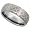 Tungsten 7 mm (9/32 in.) Comfort Fit Band, w/ Simple Celtic Knot Pattern (Available in Sizes 7 to 14), size 7