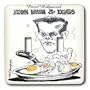 Londons Times Funny Panel Hollywood Cartoons - Kevin Bacon And Eggs - Light Switch Covers - double toggle switch