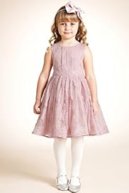 Autograph Round Neck Floral Embroidered Dress