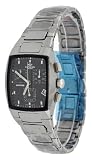 Oniss Men's Black Tungsten Chronograph with Faceted Crystal Watch Model ON-675-1