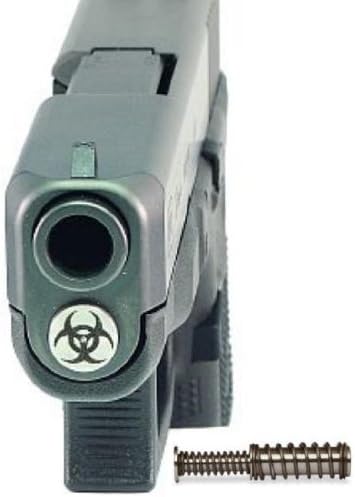 BIOHAZARD ENGRGAVED STAINLESS STEEL RECOIL GUIDE ROD ASSEMBLY FOR GLOCK 26,27,33,39