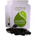 100% PURE ACAI BERRY TWIN PACK 500mg capsules the super food for health, beauty, dietary & weight loss slimming aid 120 Vegi capsules of Pure Freeze Dried Black Acai Berry-FREE UK POSTAGE