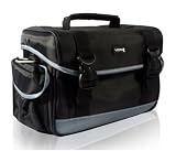 outdoor Camcorder Schutztasche aus Nylotex für hohe Ansprüche mit Zubehör Fächern, passend für Canon Legria HF-G10 HF-M46 und weitere Top Camcorder