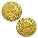 Game of Thrones: Aegon V Targaryen Brass 1/2 Penny, Collector Grade By Shire Post Mint