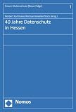 Produkt-Bild: 40 Jahre Datenschutz in Hessen