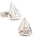 Sailboat Sail Boat Sterling Silver Cufflinks Cuff Links