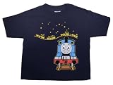 THOMAS THE TANK ENGINE "THOMAS SLEEPING" 2-Sided Navy Blue Licensed Tee