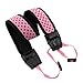 BIRUGEAR Pink Anti-Slip Soft Neoprene Camera Shoulder/Neck Strap Belt for Canon Nikon FujiFilm Sony Pentax Panansonic and More Digital Cameras with Cleaning Cloth