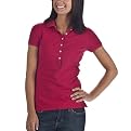 Juniors' Mossimo Supply Co. Pique Polo Top - Chinese Red