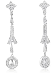 14k WHITE GOLD WOMENS EARRING LE-2924 DIAMOND 1.3CT TW