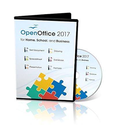 Office Suite 2017 Home Student and Business by Apache OpenOfficeTM for PC Microsoft Windows 10, 8.1 8 7 Vista XP 32 64bit| Alternative to Microsoft Office | Compatible with Word, Excel and PowerPoint