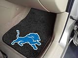Detroit Lions Printed Carpet Car Mat 2 Piece Set