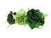 Haarschmuck Fascinator Haarblume Blume Grüntöne HACC813ges