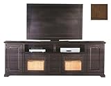 Eagle Industries 75590PLCM 90 in. Thin Entertainment Console - Chocolate Mousse