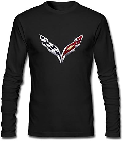 BENUBONE Men's Motors Corvette Logo Long Sleeve T-Shirt
