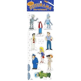  PUT YOUR HEAD ON MY SHOULDER * Episode 2ACV07 * Futurama POP-OUT PEOPLE Characters & Background Set from Dark Horse Comics