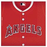 Los Angeles Angels Paper Lunch Napkins (36 Pack)