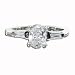 1.20 CT E VVS/VS2 OVAL DIAMOND RING CERTIFIED 18K