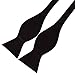 Alizeebridal Adjustable Men's Multi Solid Color Self Bow Tie Necktie Ties