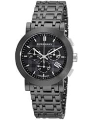 Burberry Womens BU1771 Ceramic Black Chronograph Dial Watch