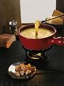 Emile Henry Flame Top Fondue Set Red