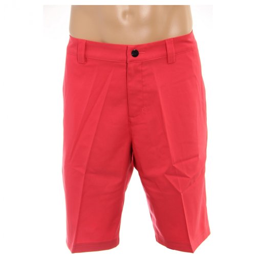 Adidas Mens Climalite Flat Front Shorts 34 34.0 Punch