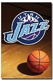 Utah Jazz (Logo, Basketball) Sports Poster Print - 24