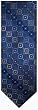 Men's Michael Kors Necktie Blue/Silver Blend 100% Silk