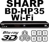 SHARP BD-HP35U 3D Wi-Fi CODEFREE Blu-Ray Disc Player MultiZone Region Code Free DVD 012345678 PAL/NTSC Blu Ray Zone A/B/C. DivX XviD AVI and MKV Playback and Support. 100~240V 50/60Hz comes with EU & UK mains plugs (Free 2M HDMI Cable)