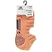 adidas Women's Studio Super No Show Socks (2 Pack), One Size, Sun Glow Orange/Deepest Space