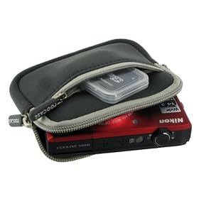 rooCASE Neoprene Sleeve (Grey) Carrying Case for Panasonic Lumix Digital Camera DMC-FH6... by rooCASE