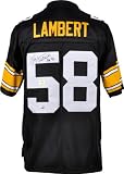Mounted Memories Pittsburgh Steelers Jack Lambert Signed 1990 Hall of Fame Jersey