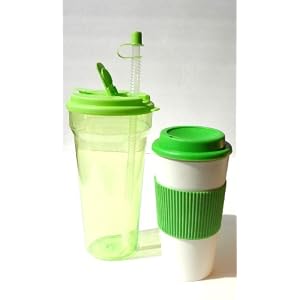 Hot Cold Travel Beverage Set 16oz Double Walled Mug