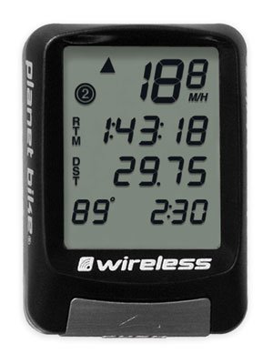 Planet Bike Protégé 9.0 Cycle Computer Wireless 9.0 9 Functions Clear