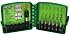 Greenlee DTAPKIT 6-32 to 1/4-20 6-Piece Combination Drill and Tap Set