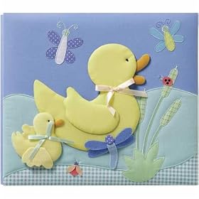 Amanda Blu Plush Top Baby Scrapbook Album - Ducks (12")