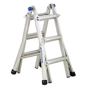 Werner MT-13 300-Pound Duty Rating Telescoping Multi-Ladder, 13-Foot