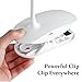 UnicornTech TL-15 Clip Desk Lamp [2-IN-1 Stand on Own / Clip Everywhere] Touch LED USB Rechargeable Dimmable Portable Lightweight Table Reading Study Bedside Light Lamp (Power Adapter for Free Gift)