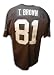 Tim Brown Oakland Raiders Autographed Wilson Black Jersey