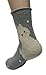 JJMax Women's Sweet Kitties Bunnies Roll Cuff High Ankle Socks Set (4 Pair), Rolled Cuffs, One Size