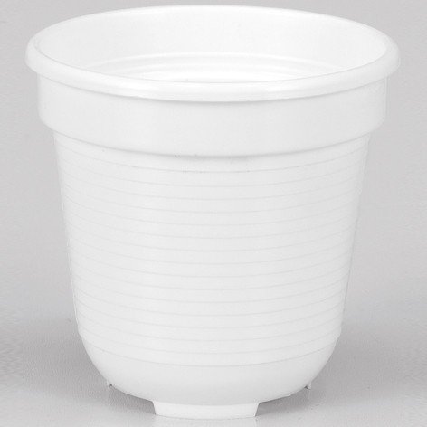 BLUMENTOPF 12CM WEISS 80601210